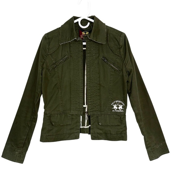 La Martina Jackets & Blazers - Women’s Green La Martina Saddlery Polo Argentino Jacket